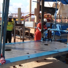 INSTALATION OF A GEARBOX BASE PLATE